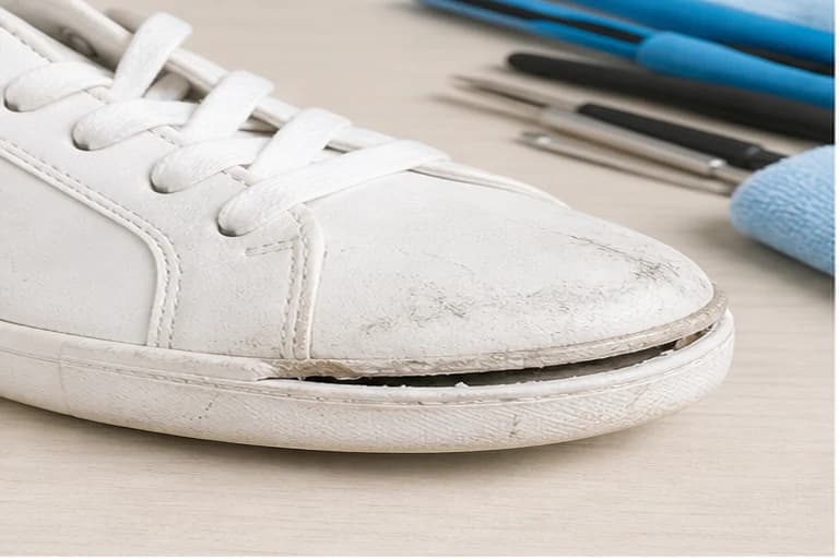 Sneaker Restoration before